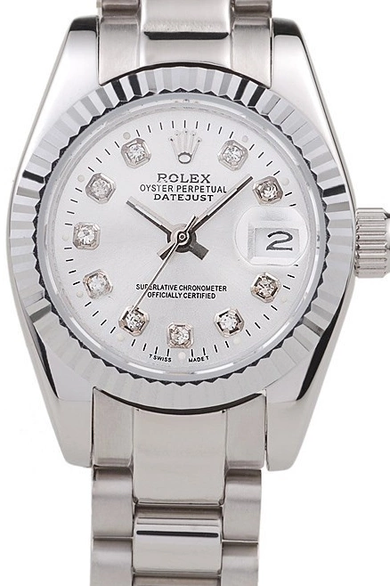 Rolex aaa copy Silver Rolex Datejust Polished Steel Stainless Dial 0712